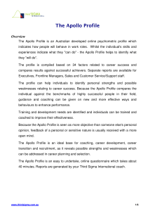 The Apollo Profile