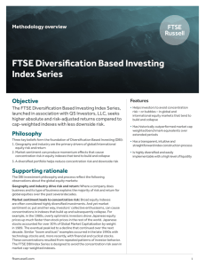FTSE Diversification Based Investing Index Series