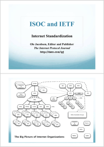 ISOC and IETF