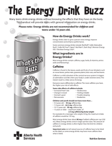 The Energy Drink Buzz