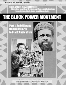 The Black Power Movement Part 1
