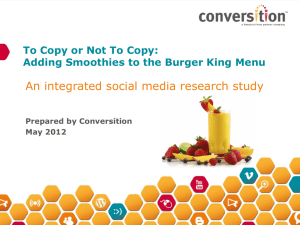 An integrated social media research study