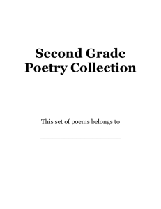 Second Grade Poetry Collection-2