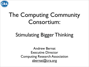 CCC - Computing Research Association