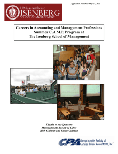 Careers in Accounting and Management Professions