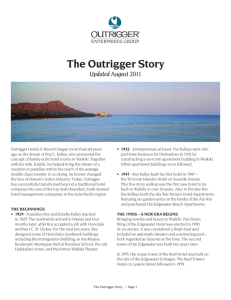 The Outrigger Story - Outrigger Hotels and Resorts