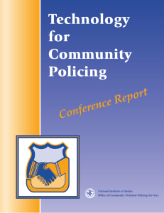 Technology for Community Policing