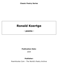 Ronald Koertge - PoemHunter.com