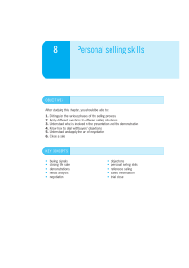 8 Personal selling skills - Arif Sari's Official Site