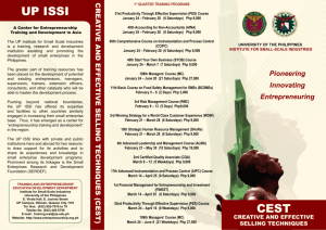 CEST - UP ISSI Website