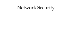 Firewalls and NW Security Basics