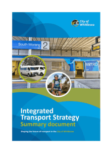 Integrated Transport Strategy