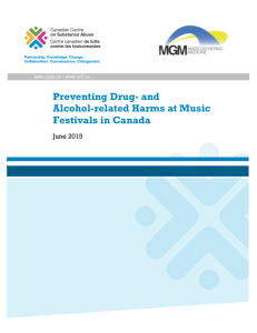 Preventing Drug- and Alcohol-related Harms at Music Festivals in