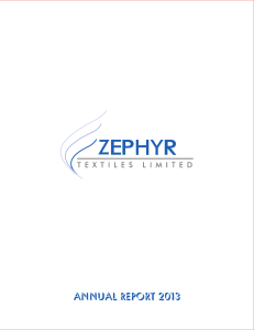 2013 - Zephyr Textiles, Ltd