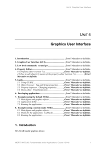 Graphics User Interface