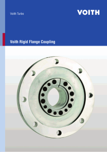 Voith Rigid Flange Coupling