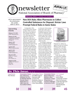 newsletter - National Association of Boards of Pharmacy