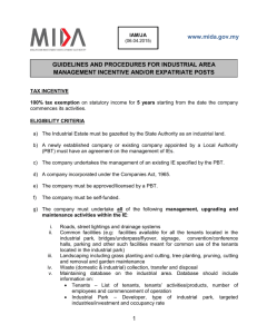 1 www.mida.gov.my GUIDELINES AND PROCEDURES FOR