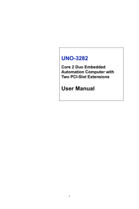UNO-3282 User Manual