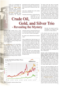 Crude Oil, Gold, and Silver Trio