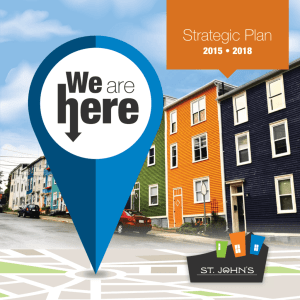 Strategic Plan - City Of St. John's