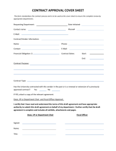 contract approval cover sheet