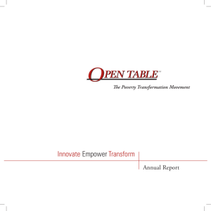 Open Table Annual Report.indd