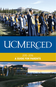 UC Merced 2015-2016 Guide for Parents