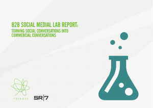 b2b social medial lab report