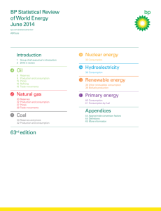 BP Statistical Review of World Energy 2014