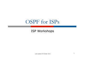3 - OSPF for ISPs