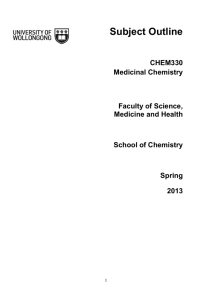Subject Outline - Science, Medicine and Health