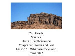 2nd Grade Science Unit C: Earth Science Chapter 6: Rocks and Soil