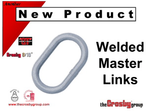 Crosby® Welded Master Links