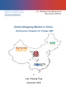 Online-Shopping Market in China
