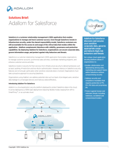 Adallom for Salesforce Access Now