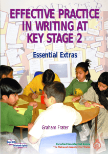 Effective Practice in Writing at Key Stage 2