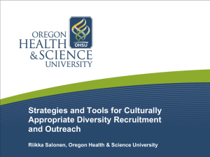 Strategies and Tools for Culturally Appropriate Diversity