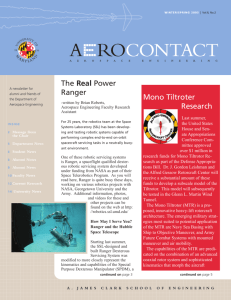Winter/Spring 2005 Newsletter - Aerospace Engineering