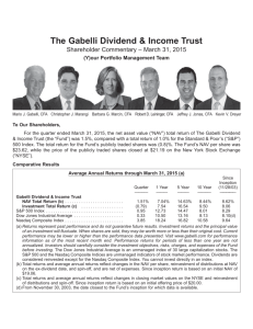 The Gabelli Dividend & Income Trust
