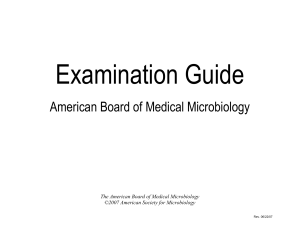 ABMM Examination Guide - American Society for Microbiology