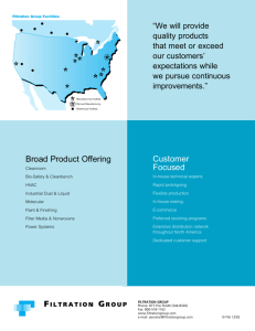 Broad Product Offering Customer Focused
