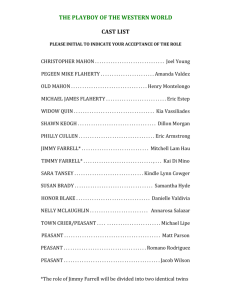 THE PLAYBOY OF THE WESTERN WORLD CAST LIST