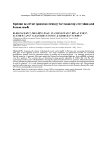 Optimal reservoir operation strategy for balancing ecosystem and