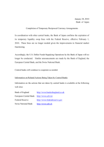 Completion of Temporary Reciprocal Currency Arrangements [PDF