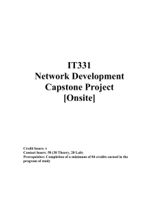 IT331 Network Development Capstone Project