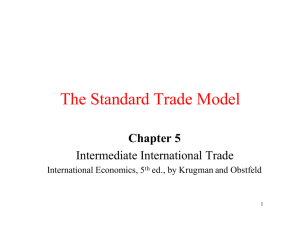 The Standard Trade Model