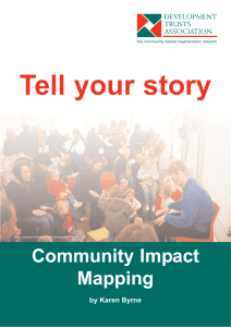 Community Impact Mapping What is it?