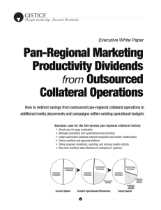 Pan-Regional Marketing Productivity Dividends from Outsourced