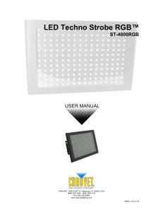 LED Techno Strobe RGB™